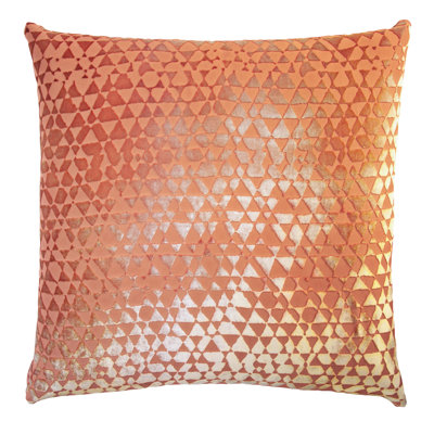 Triangles Square Velvet Pillow Cover & Insert