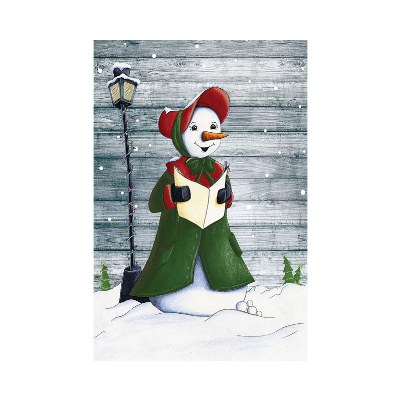 Christmas Snowmen I by Josefina - Wrapped Canvas Gallery-Wrapped Canvas Giclée, 30.48cm H x 20.32cm W
