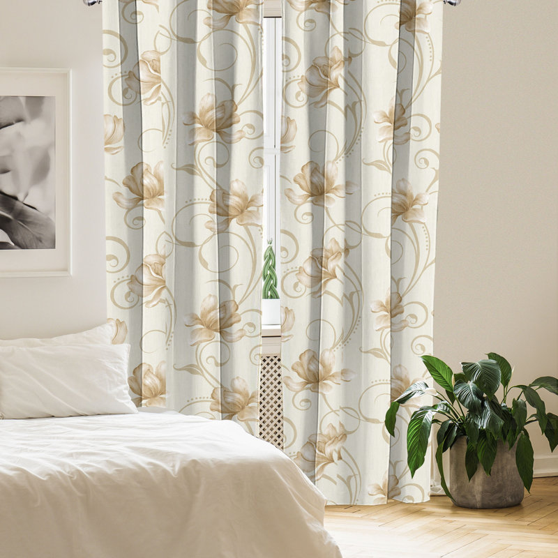 Semi Sheer Curtain Pair, 28" W x 63" L