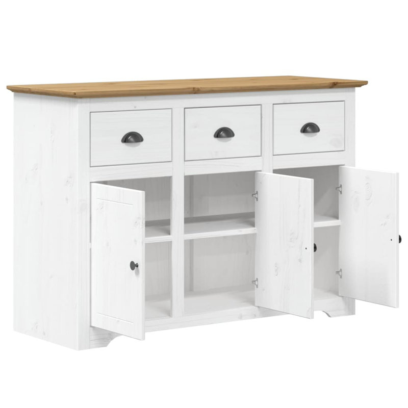 Amarante 115.5cm Sideboard, White/Brown