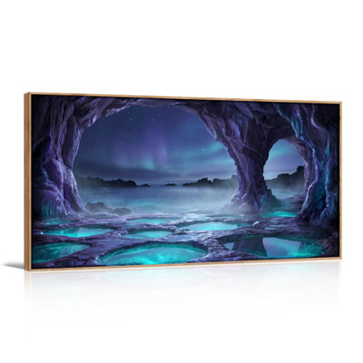 Mystic Cave, reproduction d'art sur toile, ensemble de 1