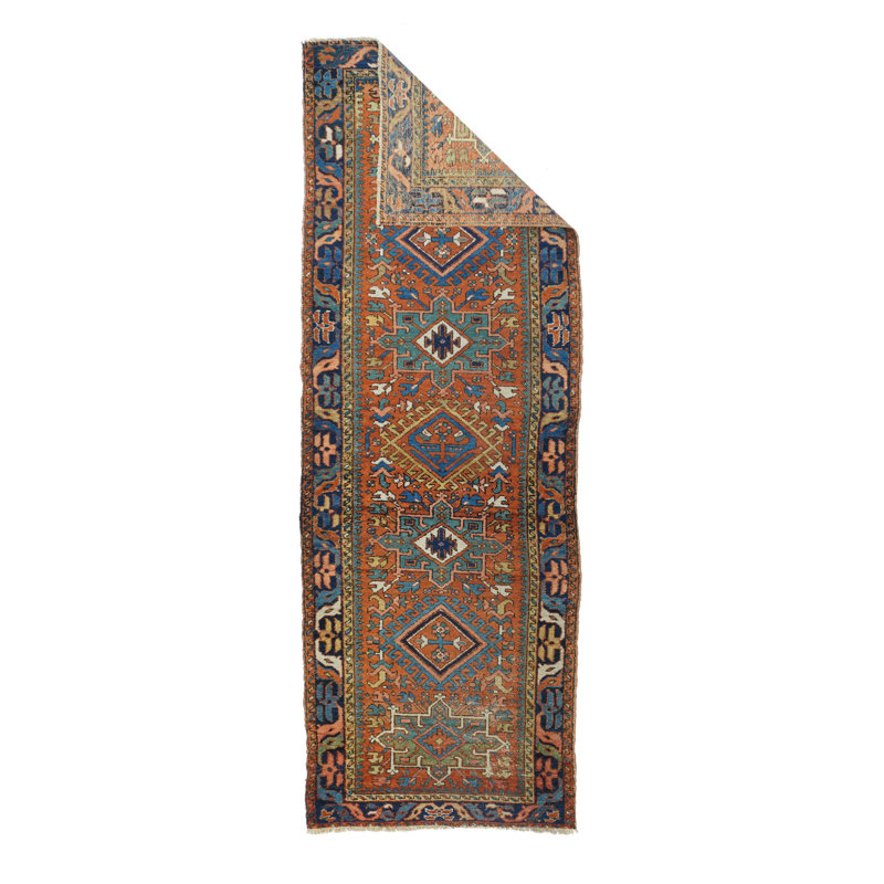 One-of-a-Kind 3'1'' X 8'11'' Runner Wool Area Rug in Multicolor