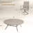 8-Person Outdoor Patio Dining Set With Swivel Armchair-83226879