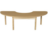 Laminate Adjustable Half-circle 4 Students Activity Table