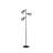 65" In Adjustable Cage Shade Industrial Farmhouse Metal Floor Lamp