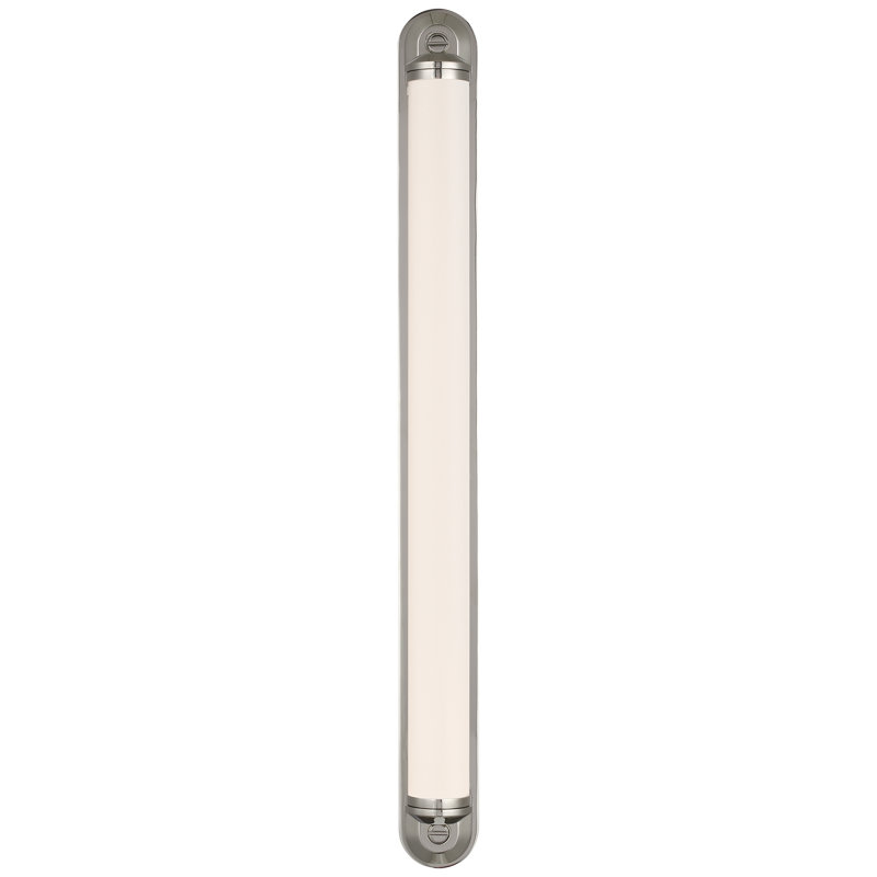 Ralph Lauren Belgrave 32" Linear Bath Light, 32" H x 3" W x 3.75" D, Polished Nickel, 2100 W
