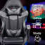 Racing Massage Computer Gaming Chair with Footrest-69583060