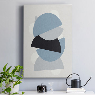 Shapely Blues I - impression sur toile tendue
