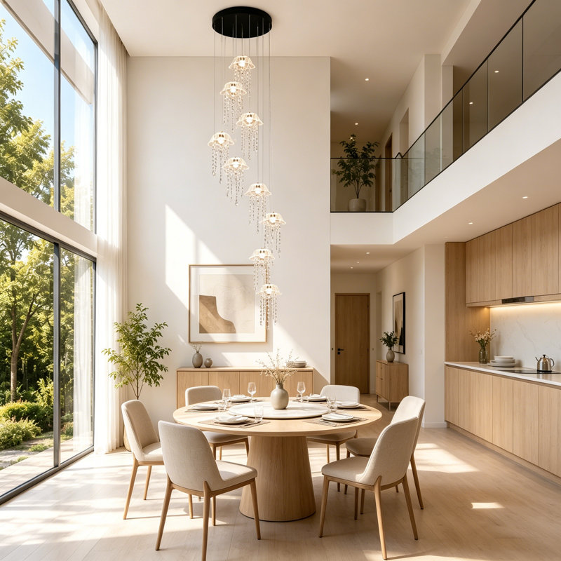 10 - Light Cluster LED Chandelier
