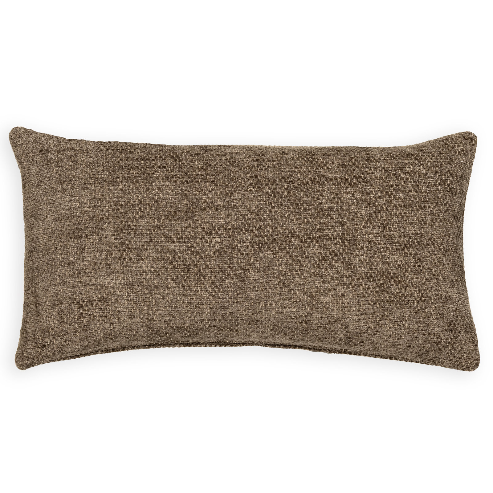 Serenity Throw Pillow, Feather, 21" x 12", Espresso