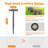 Dual-head Solar Lights Outdoor Waterproof, 2x Brighter Led Outdoor Solar Lights, Up To 12 Hrs Outdoor Solar Garden Lights For Yard Path Landscape Walkway