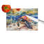 Loggerhead Sea Turtle Glass Cutting Board Large