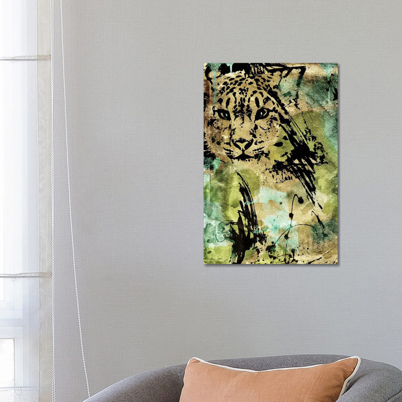 Leopard Ink by Color Bakery - Wrapped Canvas Print