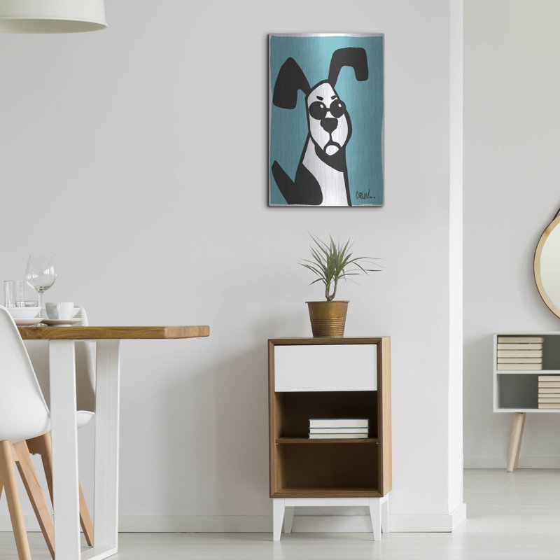 «Dog On Blue» par Irena Orlov, H 24 po x l 16 po