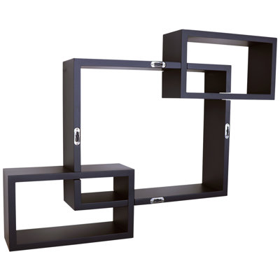 Nest Square Interlocking Box Accent Wall Shelf