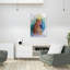 Art mural majestueux aquarelle guépard coloré chat serein nature-129004774