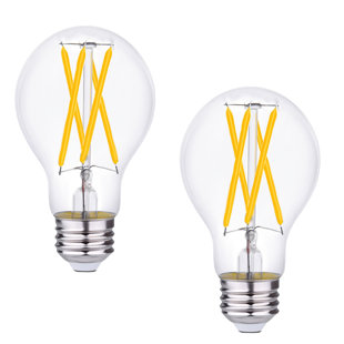 12 watts (2 watts équivalents), DEL A20, ampoule à intensité variable, blanc chaud (2 700 K) E26 / culot moyen (standard)