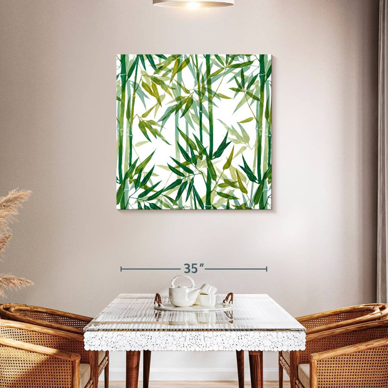 Bamboo Grove Pattern, 36" H x 36" W