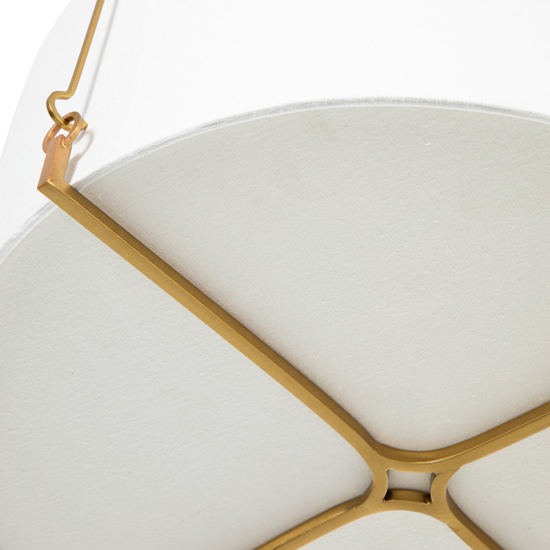 Theresa Semi Flush Mount, Brass