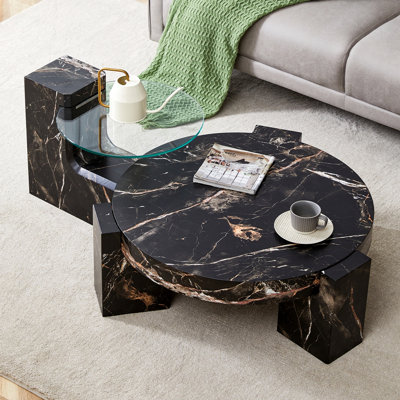 The detachable double-decker coffee table