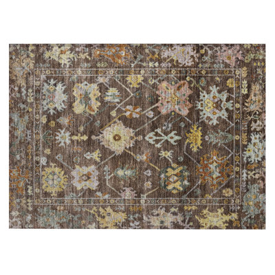 Machine Washable Indoor/Outdoor Leavittsburg ACN2234 Global Rug