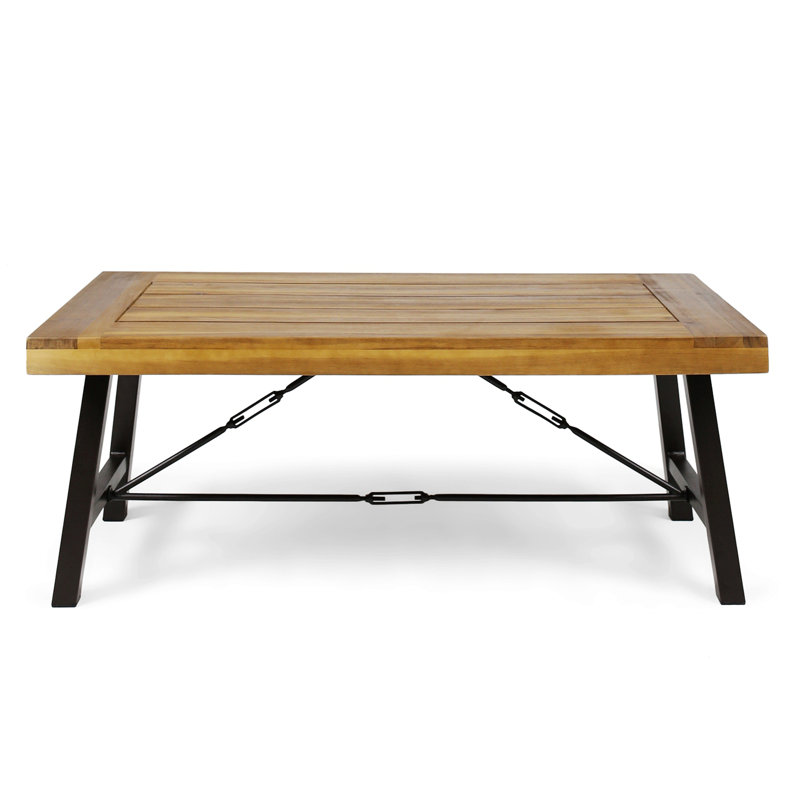 Table basse d'extérieur rustique