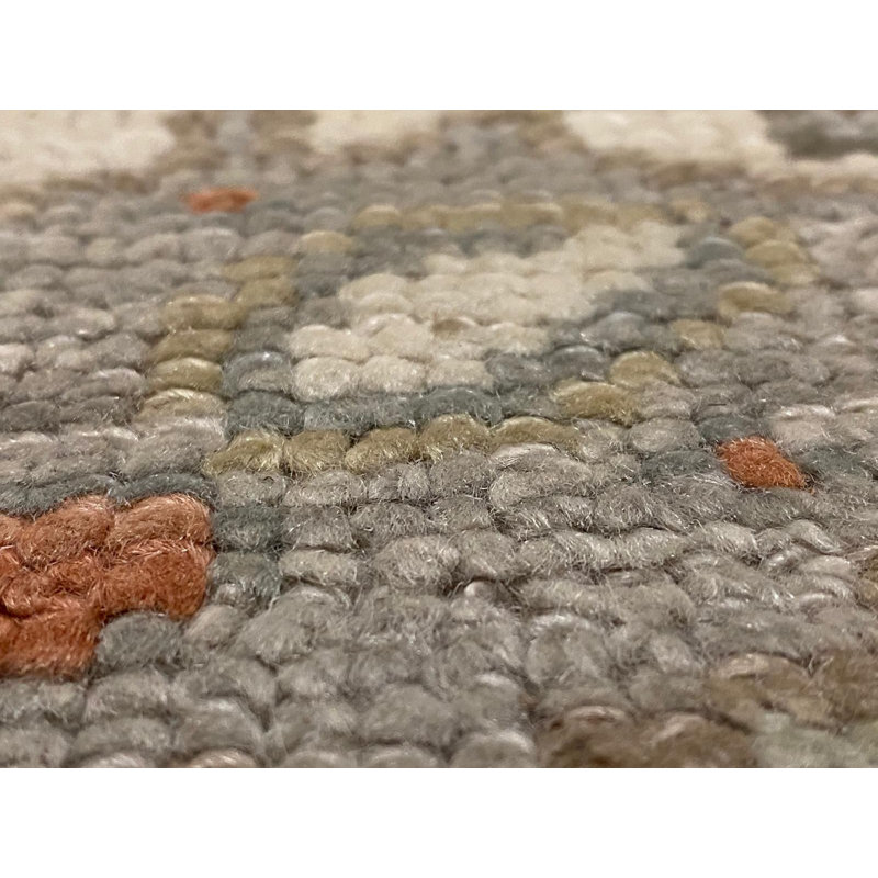 Tapis rétro Oushak Anatolian, Rectangle 3 pi x 4 pi 10 po