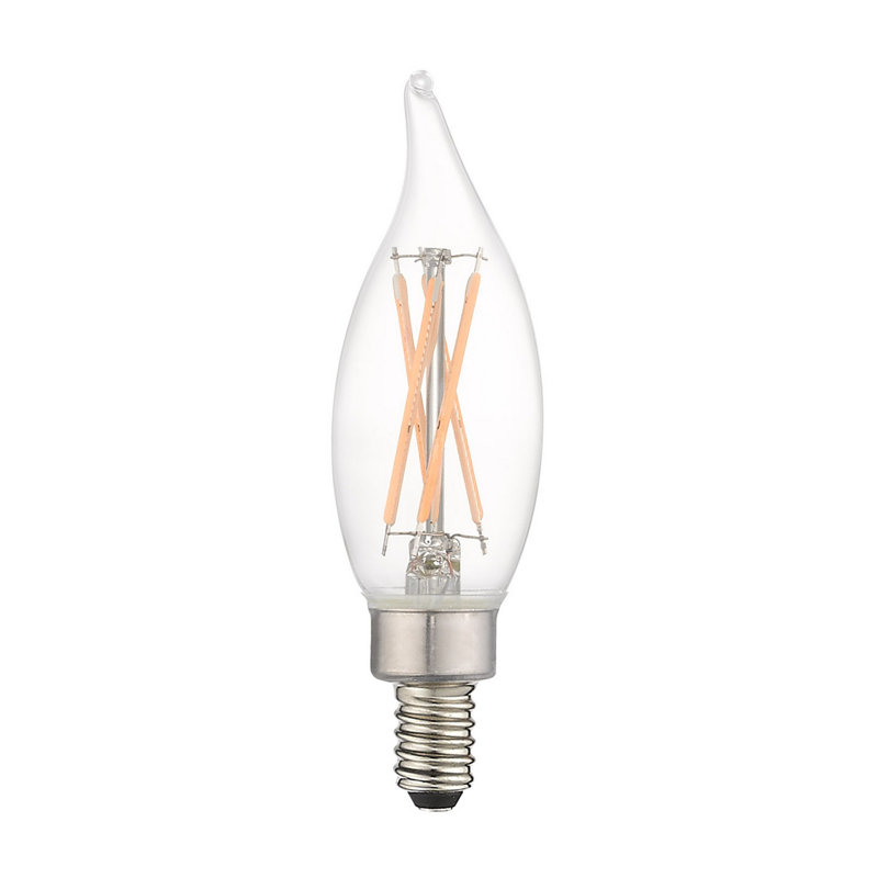 Mcswain 4 W CA10 E12/Candelabra 2700 K LED Smart Bulb