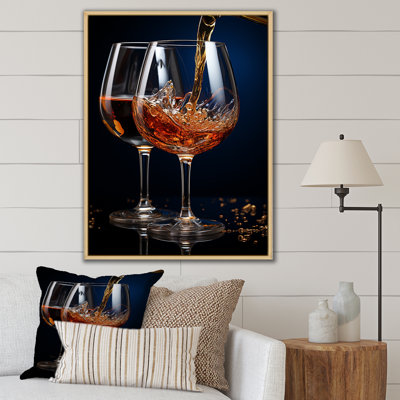Teinte miel d'un vin doré dégoulinant