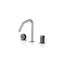 Acquaco Linki Io Deck Mount Three-Hole Widespread Bathroom Lavatory Faucet with 7-1/2'' Spout Reach-2071680925
