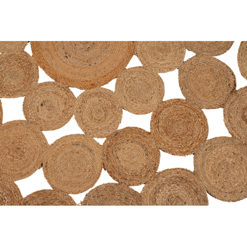 Round Solid Colour Hand Woven Area Rug, Round 200cm