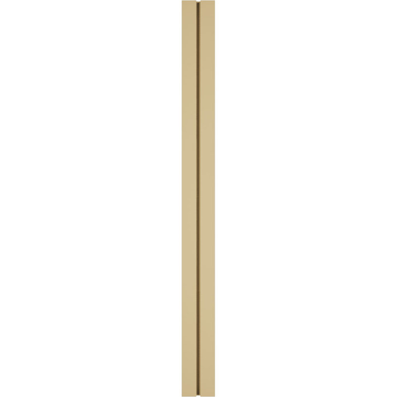 Pilastre en uréthane Signature avec majuscule et base, brun clair apprêté (la paire), 4 po x 48 po x 2 po, Décoratif