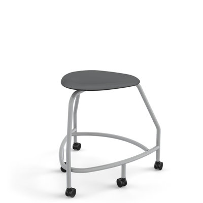 Chaise 360, roulettes rigides