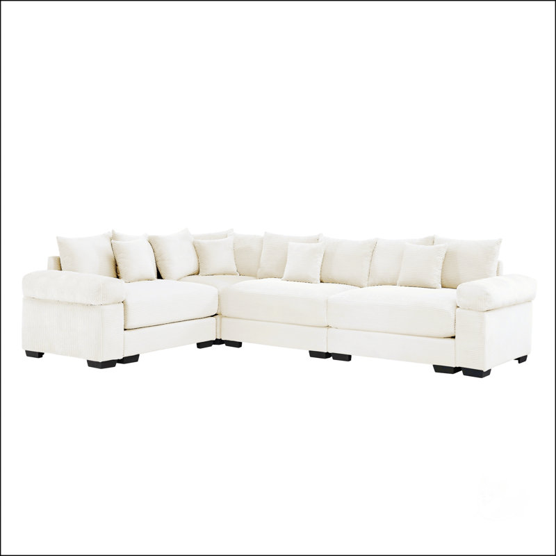 Très grand canapé modulaire Cloud, Beige
