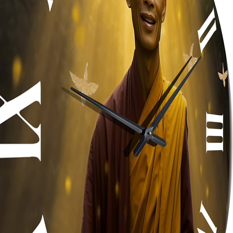 Horloge murale bouddhiste, Grand