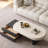 Cream-style creative telescoping coffee table