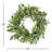 22 inch Artificial Spring Wreath with Eucalyptus Leaves, Flowing Green Stems