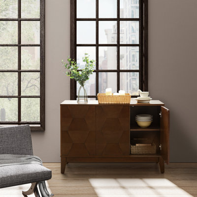 Buffet 45 "avec pieds en bois massif Isabele