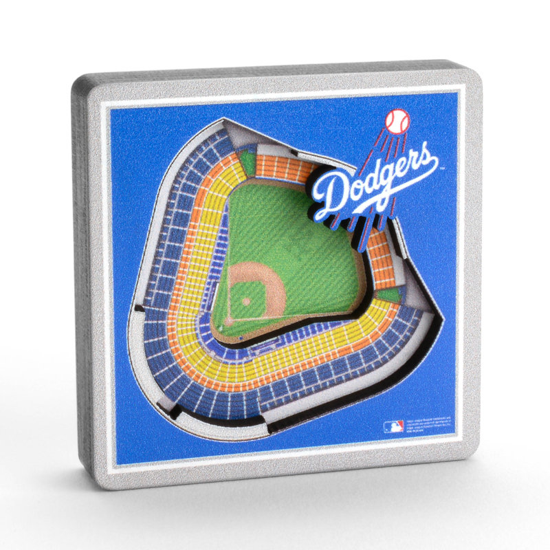 YouTheFan Wood Magnetic & Lettering, MLB Los Angeles Dodgers