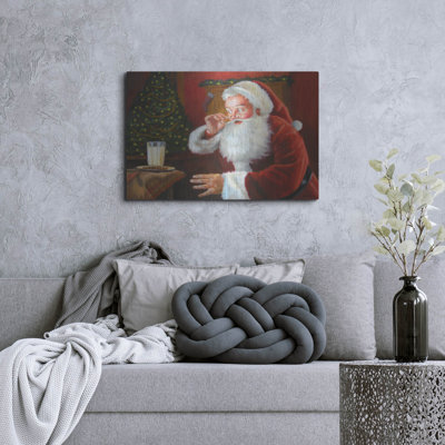 " Santa Milk And Cookies " Print