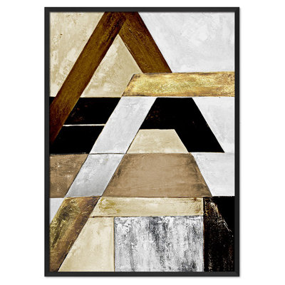 Abstraction - Wrapped Canvas Painting