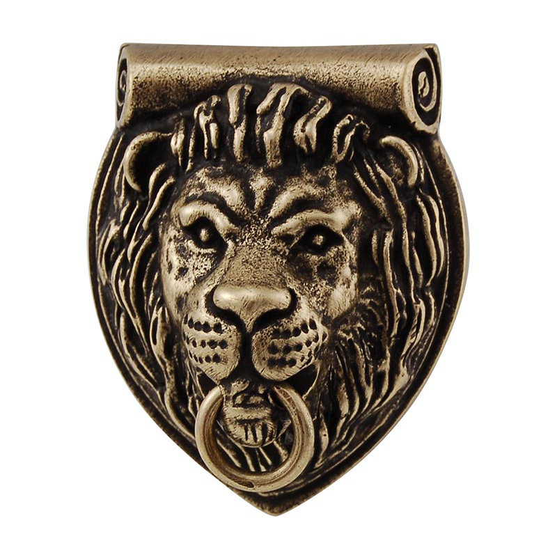 Sforza Novelty Knob, Antique Brass