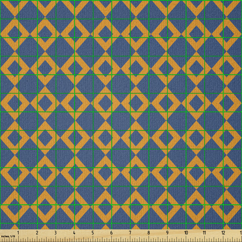 Tissu rétro Ambesonne par The Yard, l 36" x L 72"