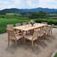 Hudson Teak Patio Dining Armchair-639950087