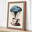 Teacup Tornado Surrealism - Wrapped Canvas-706865459-706865467