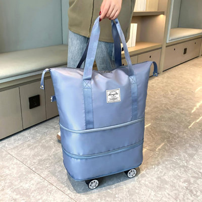 Valise légère pliable extensible à roulettes