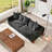 Upholstered Sofa With Pillow-962584362