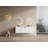 Aether 60-Inch Modern Floating Bathroom Vanity Set with Resin Sink and Soft-Close Doors
