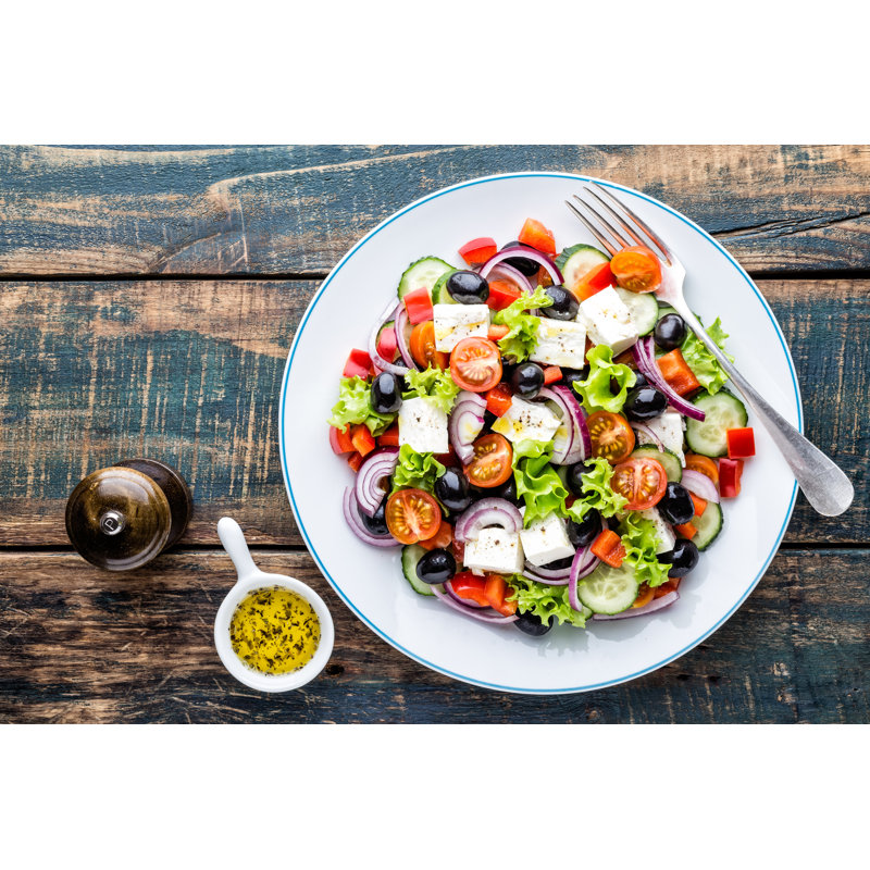 Greek Salad by Ivandzyuba - Wrapped Canvas Print, 61cm H x 91cm W
