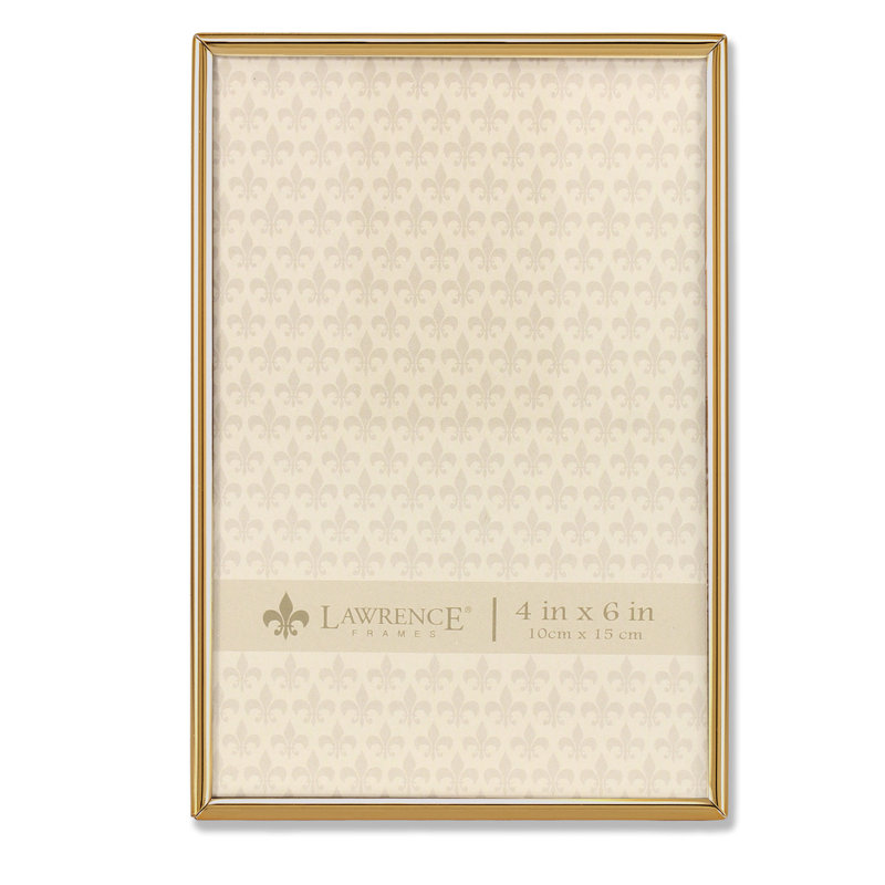 Kjetil Gold Metal Gilded Picture Frame, 4" x 6"